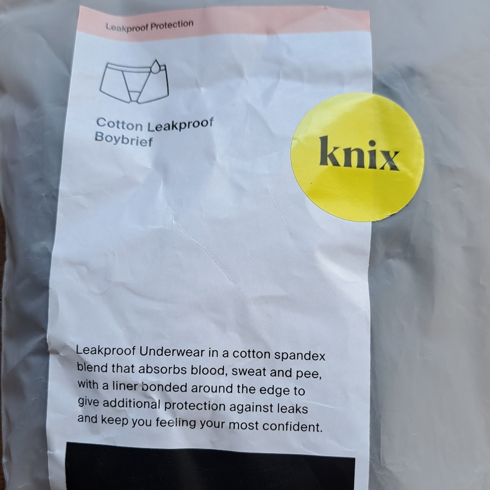 Brand New Knix Cotton Leakproof Boy brief